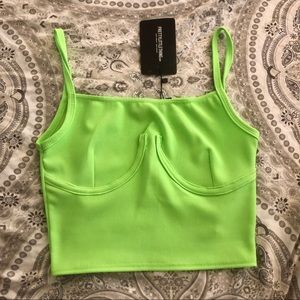 Green Corset Tank